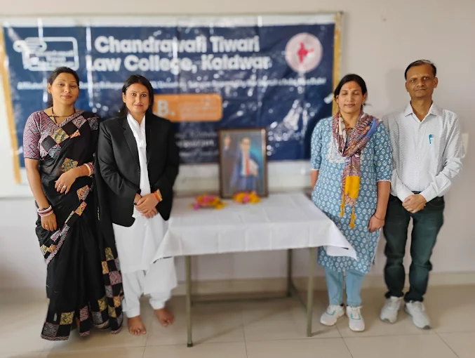 Legal awareness programme by Chandrawati Tiwari Law College students